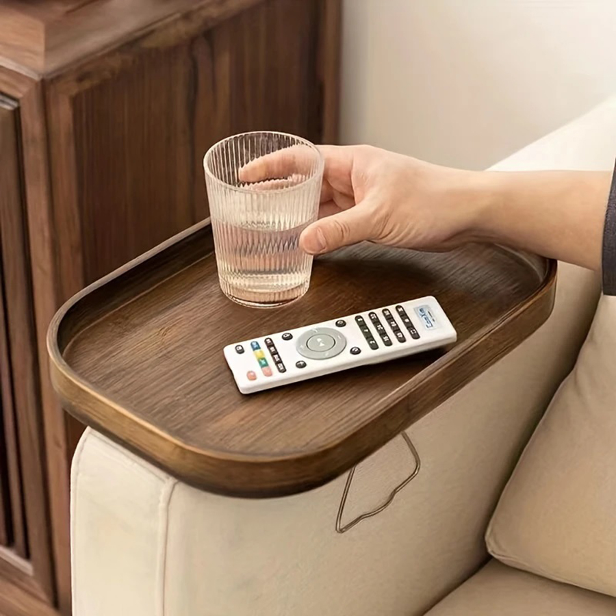 Food Snacks In Japan - Multi-purpose Bamboo Tray Storage Tray Sofa