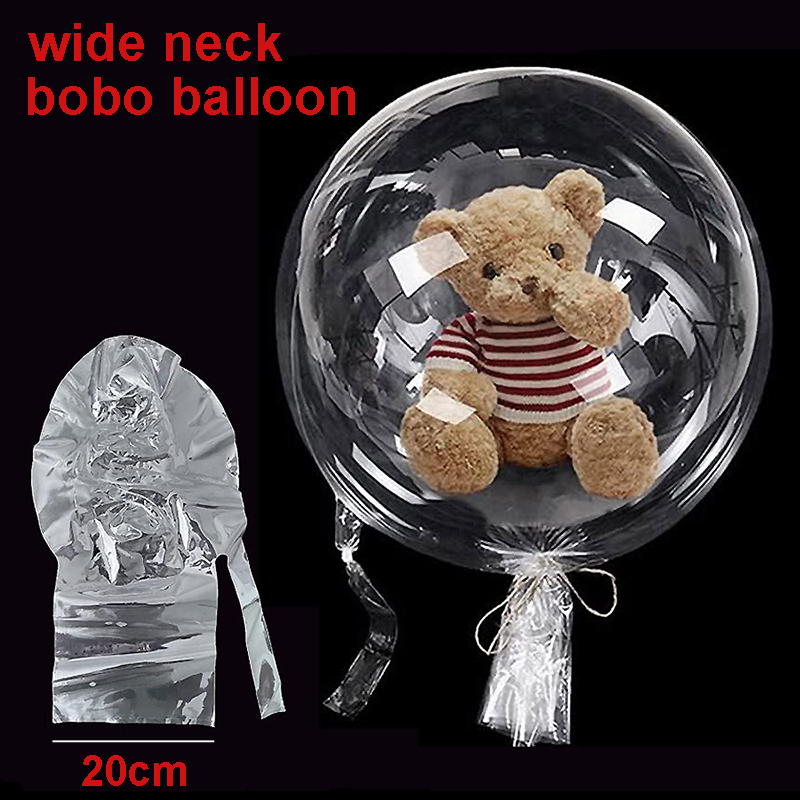 Food Like Snacks - 3/5Pcs Large Wide Neck Transparent Bobo