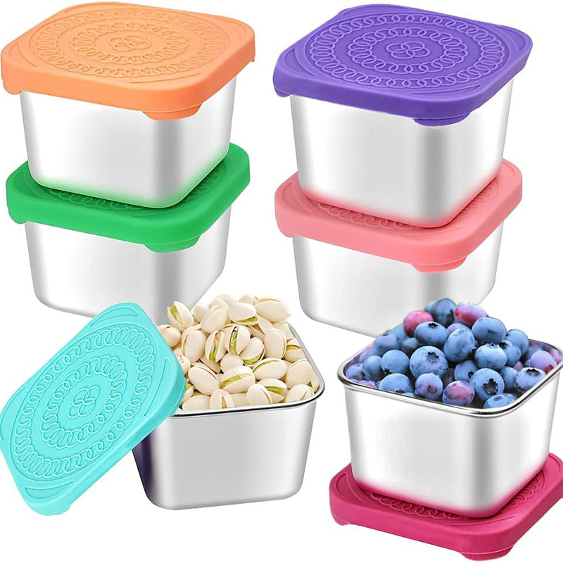 Food Snacks In Japan - 1PC Stainless Steel Snack Containers with