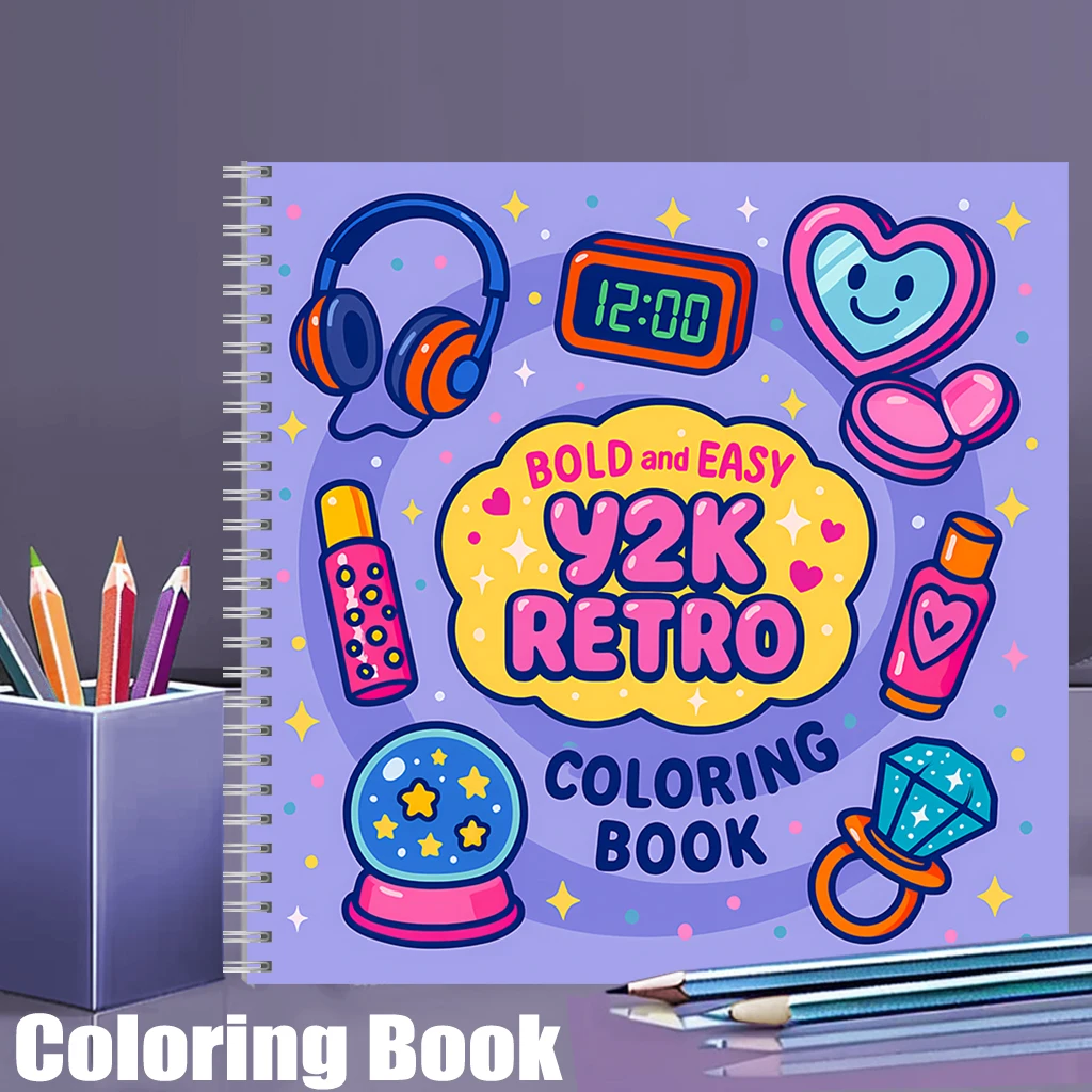Easy Retro Coloring Book for A - Food And Snacks Coloring Book recension och pris