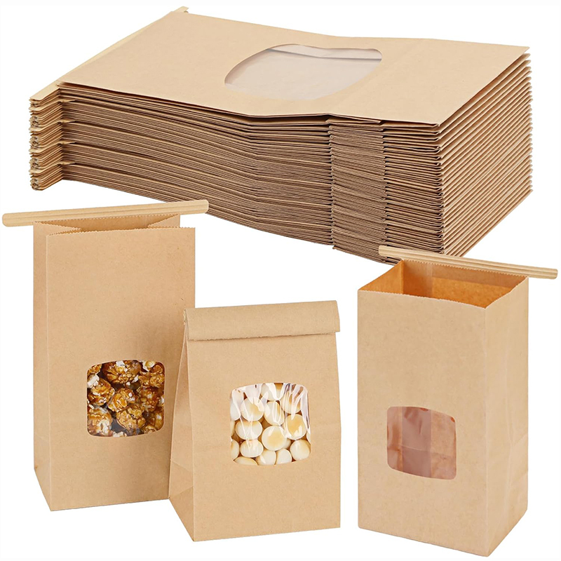 10Pcs Bakery Bags, Window Seal - Food Like Snacks recension och pris