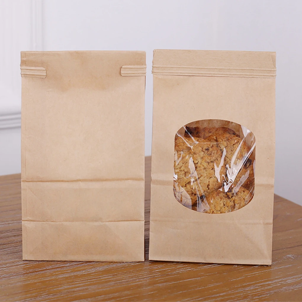 10Pcs Bakery Bags, Window Seal - Food Like Snacks recension och pris