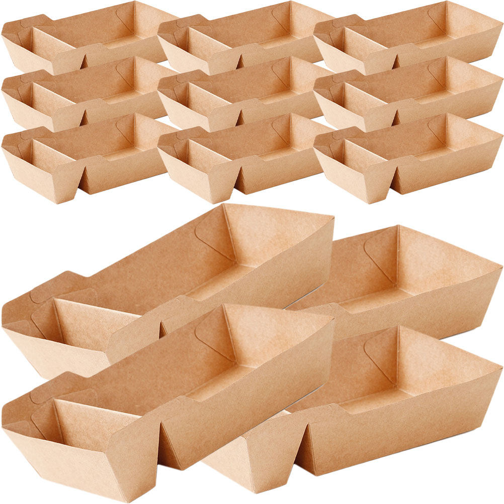 50Pcs Paper Snack Boxes Large  - Food Snacks Quantity recension och pris