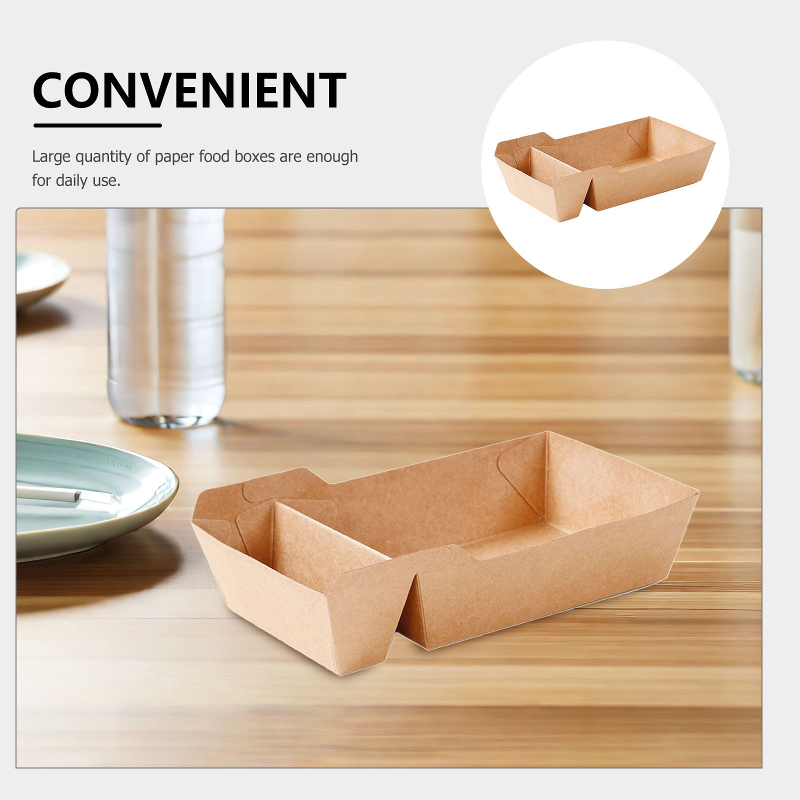 50Pcs Paper Snack Boxes Large  - Food Snacks Quantity recension och pris