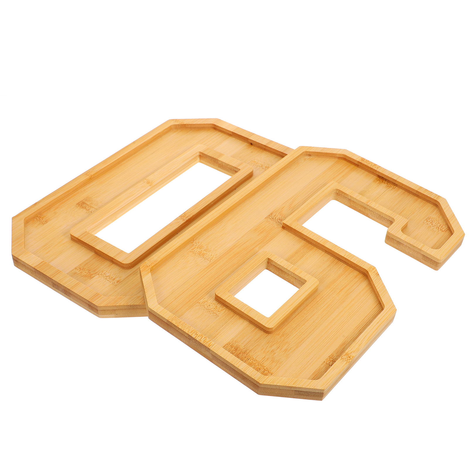 1Set Number 60 Wood Serving Tr - Food Platter Snacks recension och pris