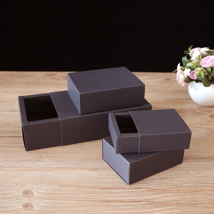 20PCS 350gsm Drawer Kraft Blac - Food Like Snacks recension och pris