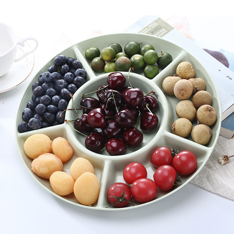 6-Compartment Food Storage Tra - Food Platter Snacks recension och pris