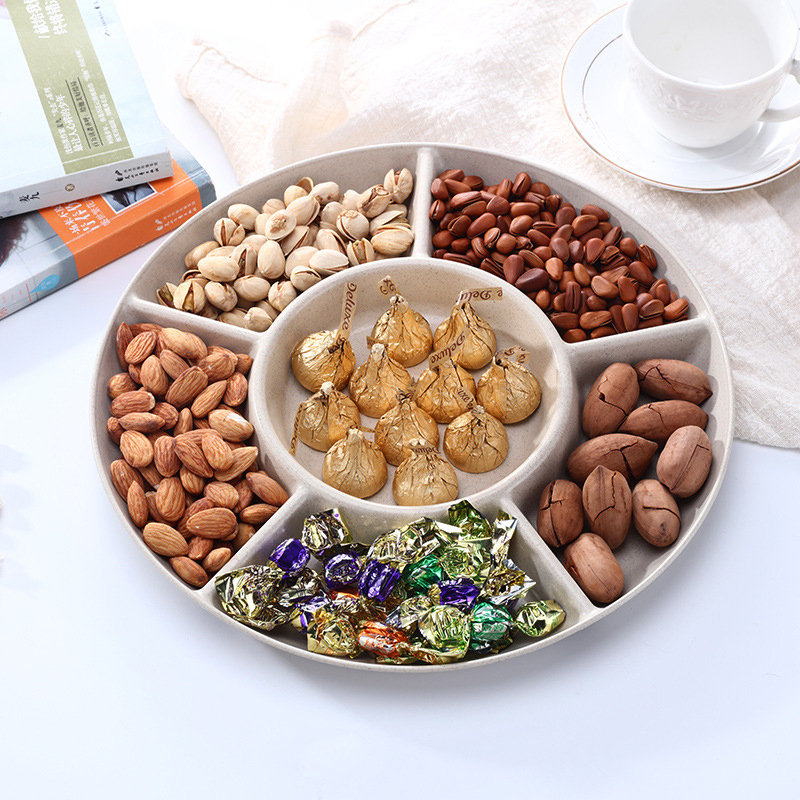 6-Compartment Food Storage Tra - Food Platter Snacks recension och pris