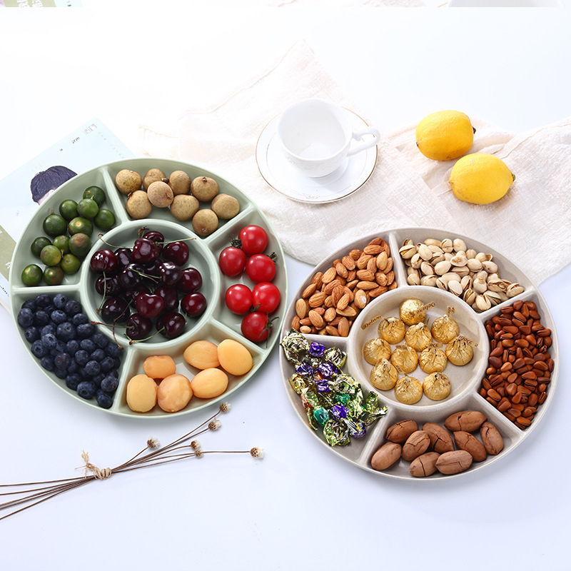 6-Compartment Food Storage Tra - Food Platter Snacks recension och pris