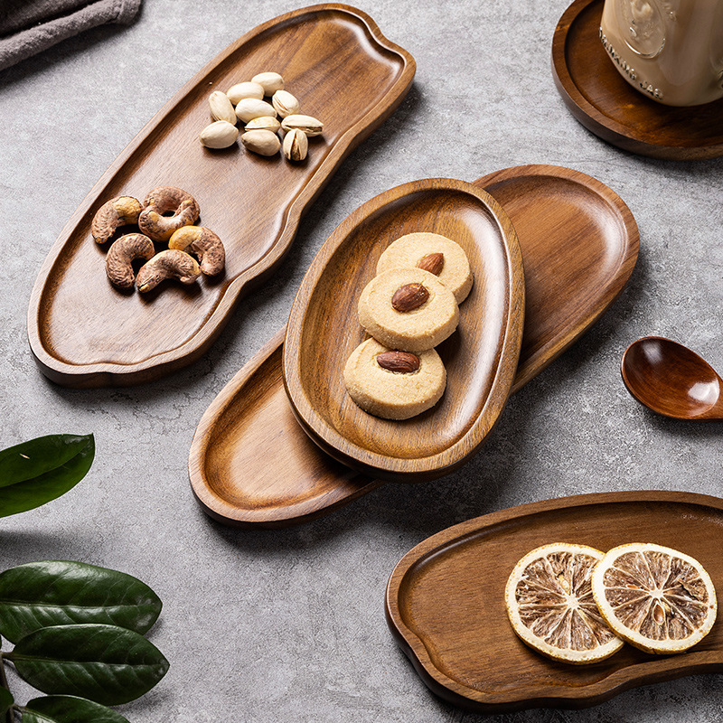 Tableware Solid Wood Food Tray - Food Snacks In Japan recension och pris