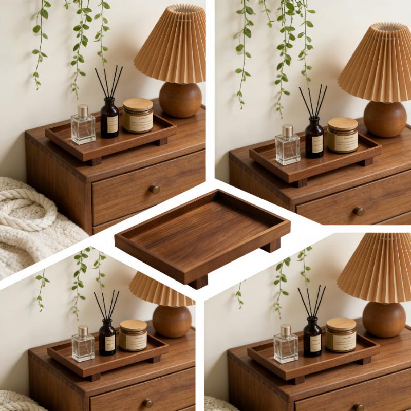 * Tableware Solid Walnut Woode - Food Like Snacks recension och pris