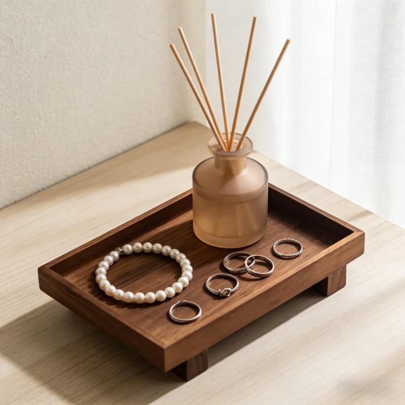 * Tableware Solid Walnut Woode - Food Like Snacks recension och pris