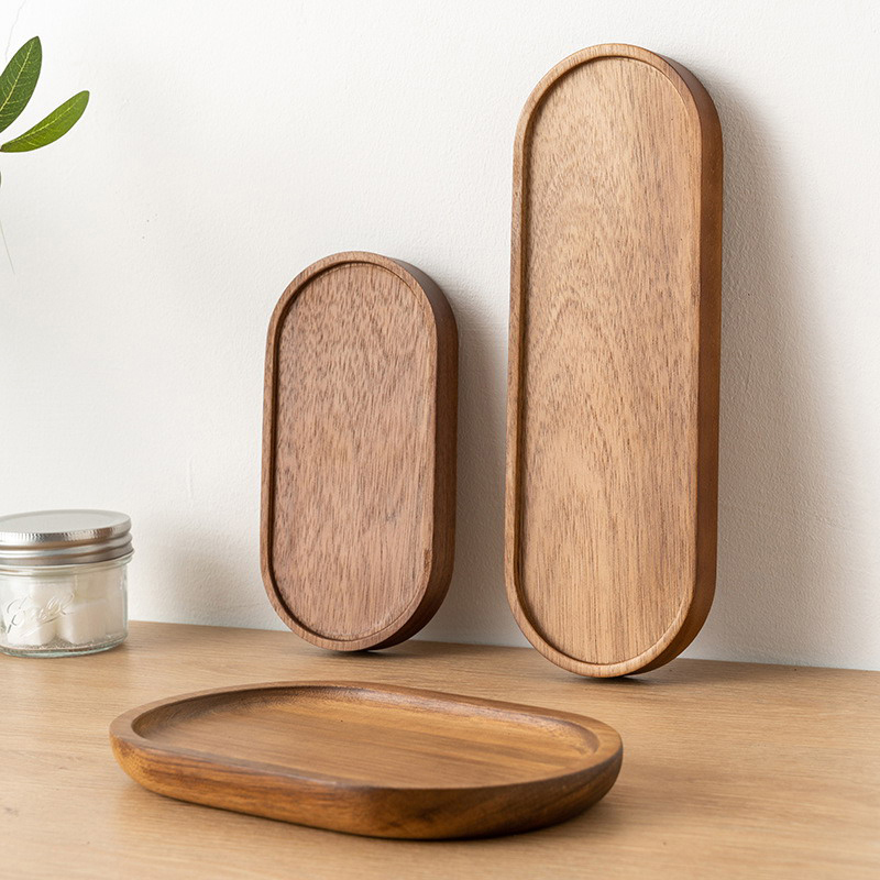 Tableware Solid Wood Food Tray - Food Snacks In Japan recension och pris