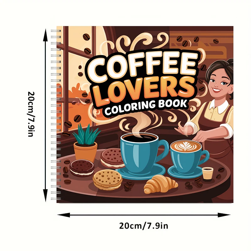 Coloring Book Coffee Lovers fo - Food And Snacks Coloring Book recension och pris