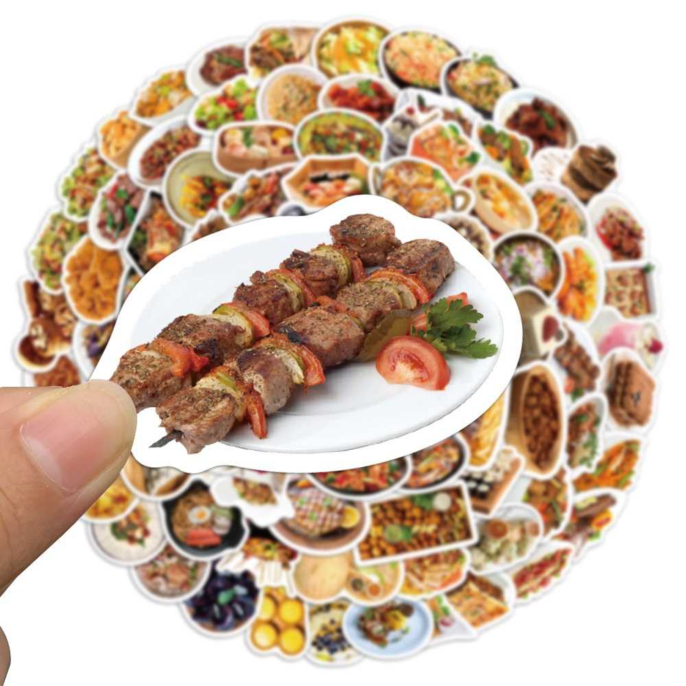 10/30/50PCS Cartoon Chinese Fo - Food Like Snacks recension och pris