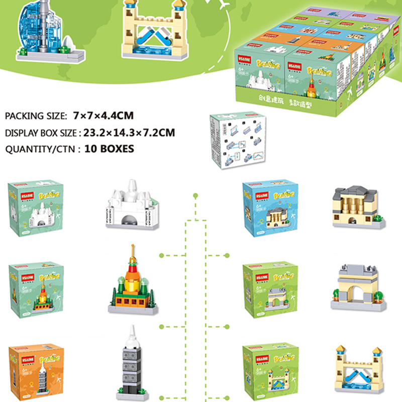 10in1 Cute Architectural Stree - Food And Snacks Ideas recension och pris