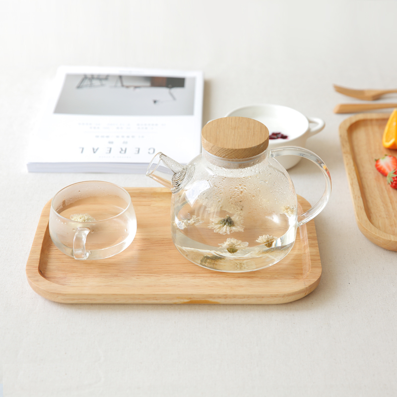 Japan Tea Serving Tray Wooden  - Food Snacks In Japan recension och pris