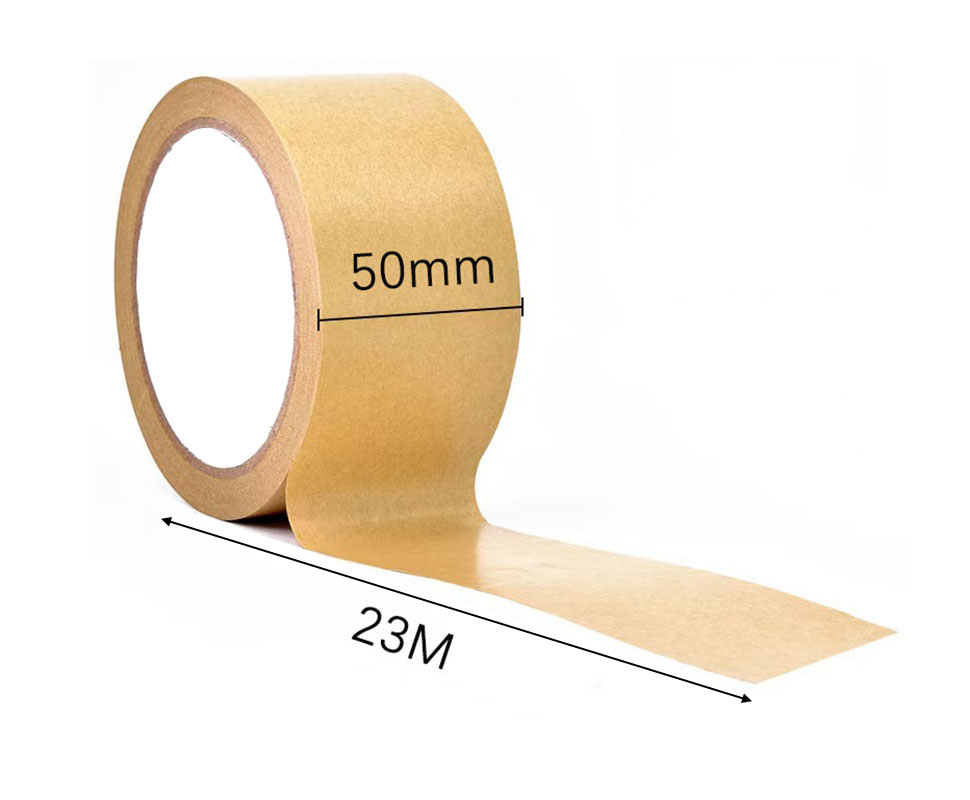 Kraft Paper Tape 50mm*23M Gumm - Candy Sour Strip recension och pris