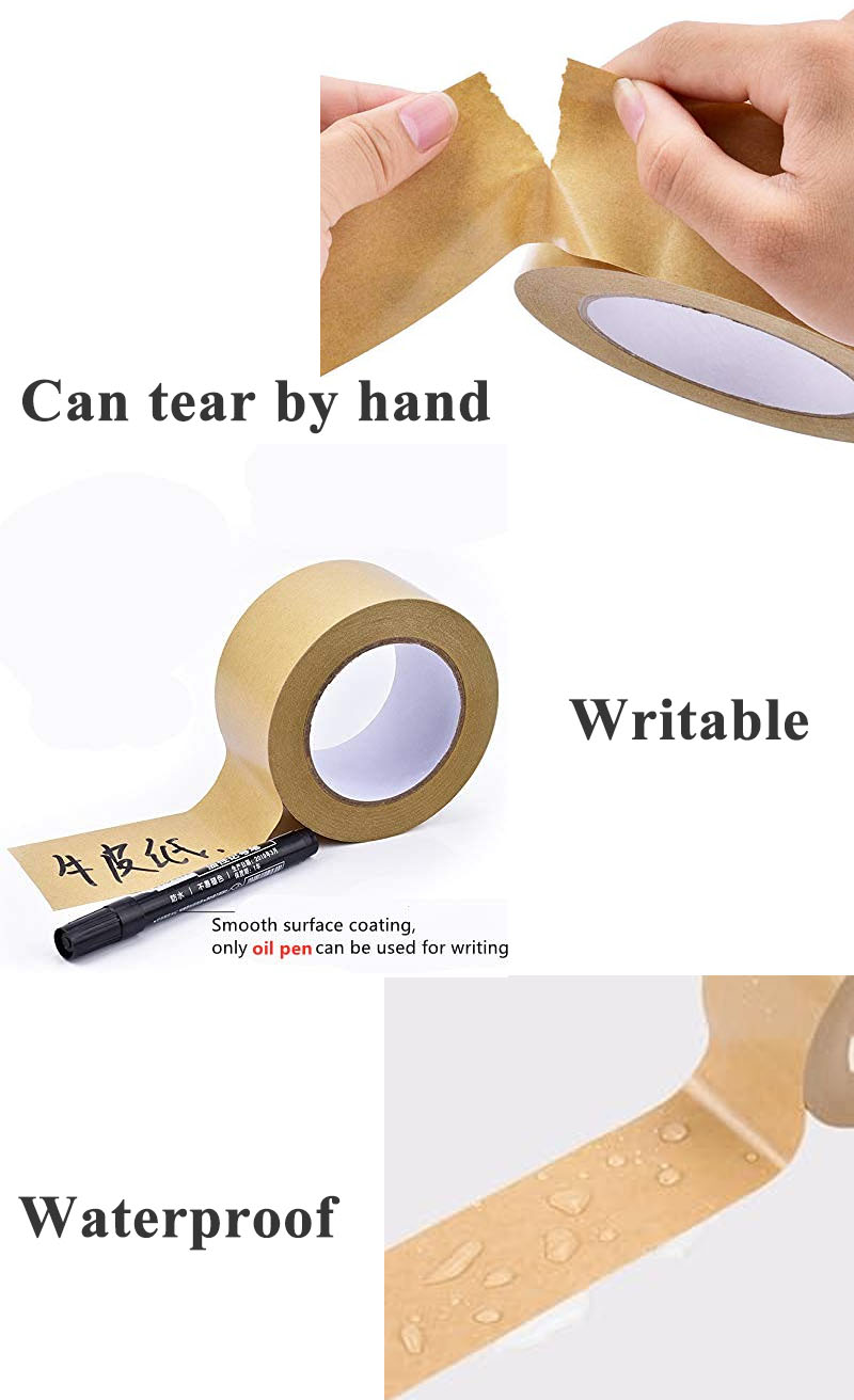 Kraft Paper Tape 50mm*23M Gumm - Candy Sour Strip recension och pris