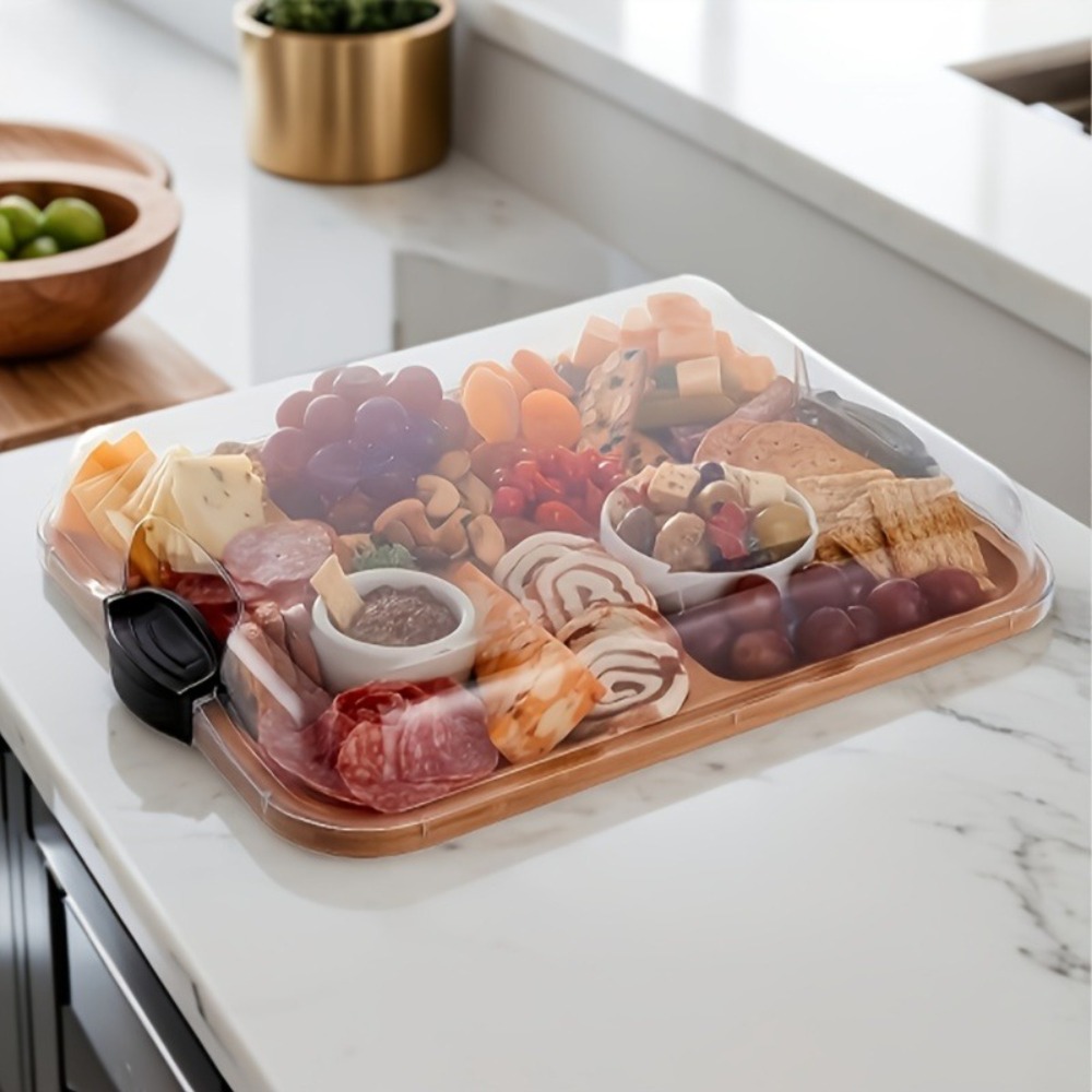 Wooden Partitioned Snack Tray  - Food Snacks In Japan recension och pris
