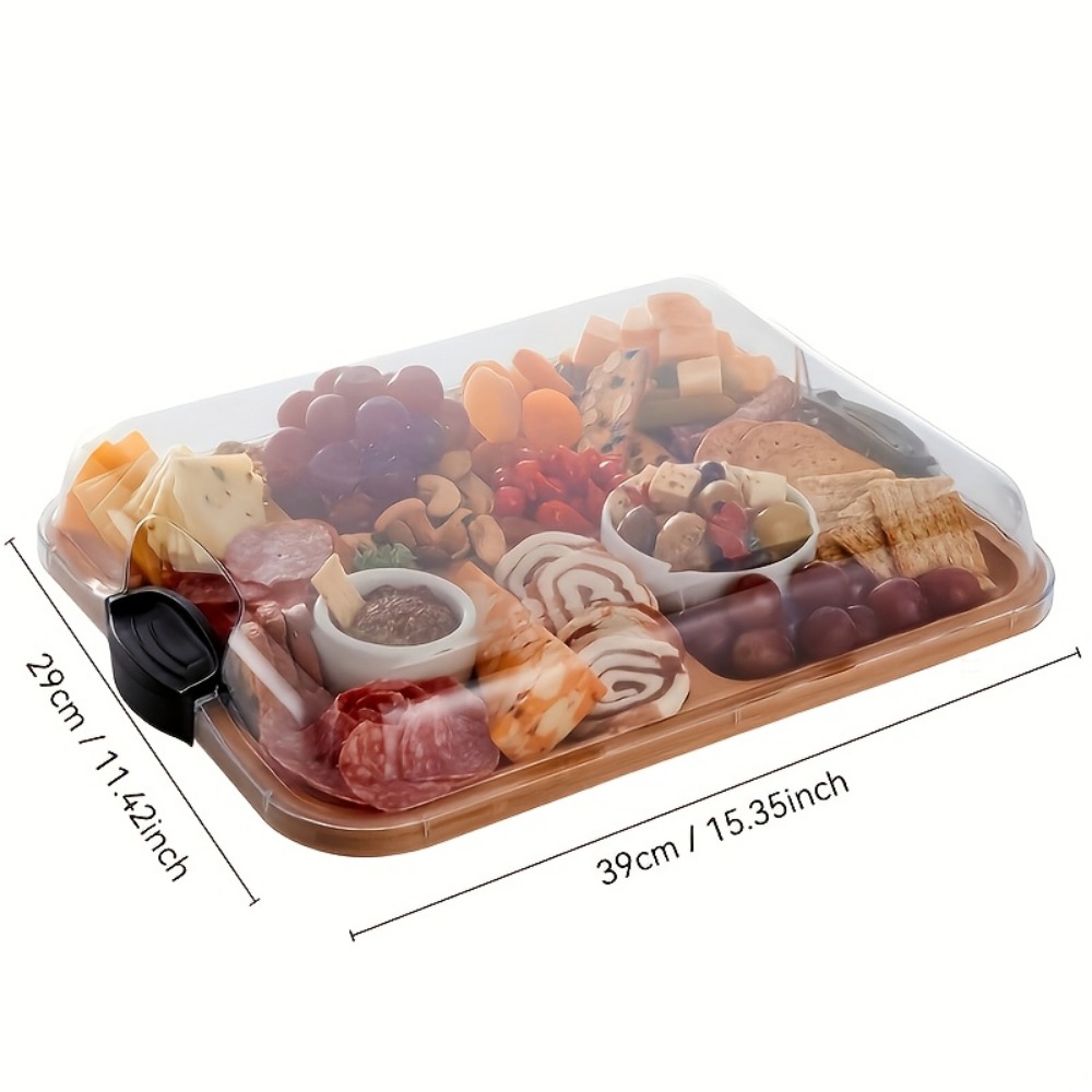 Wooden Partitioned Snack Tray  - Food Snacks In Japan recension och pris